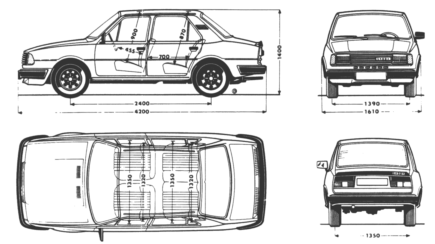Škoda 120/130 Karoserie M (maxi)