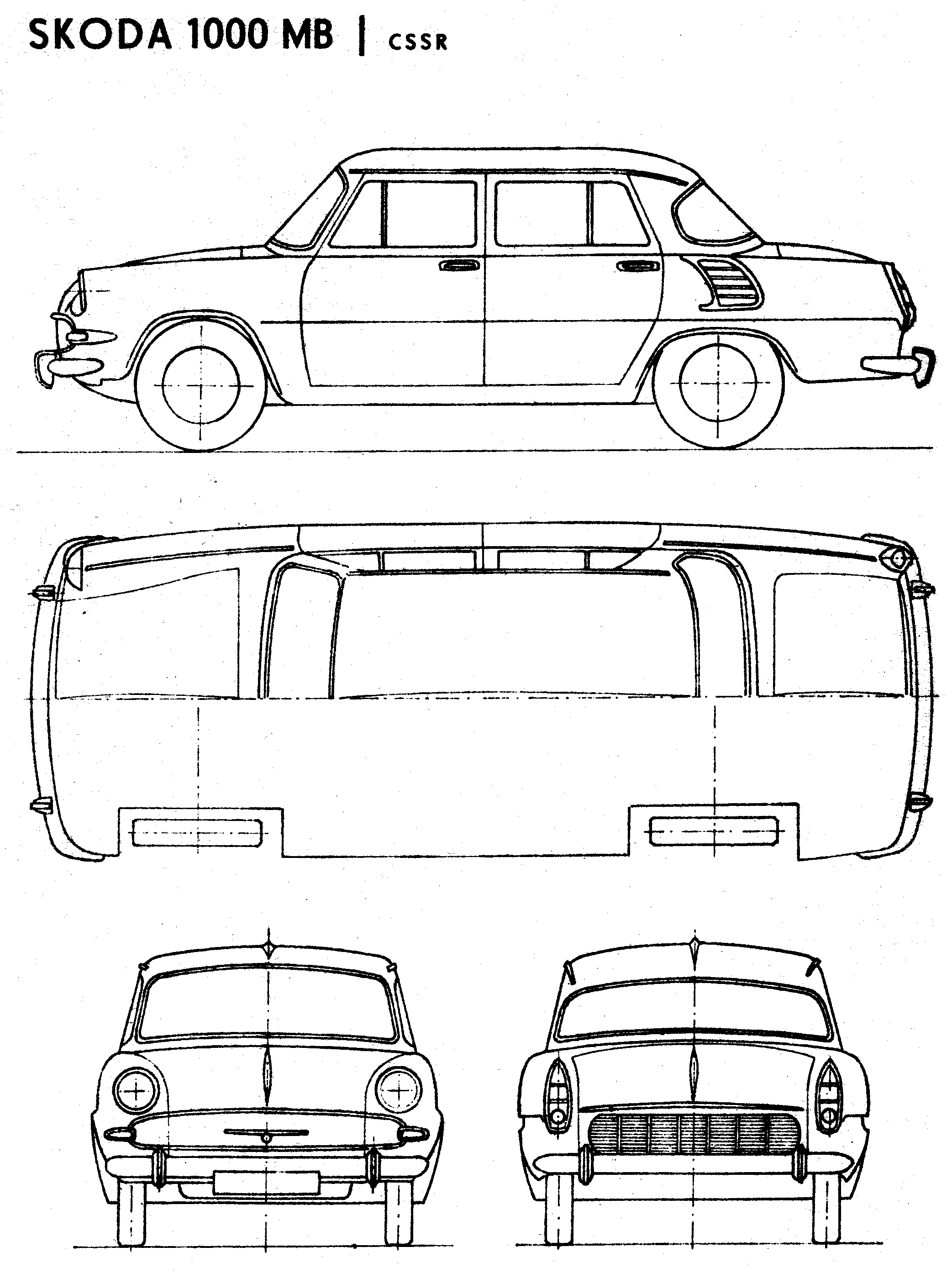 Škoda 1000 mb 1964